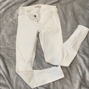 Hollister white denim